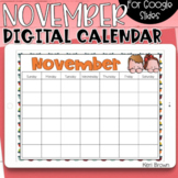 Google Slides Calendar | November