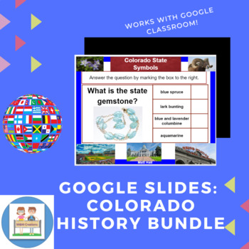 Preview of Google Slides: Colorado History Bundle