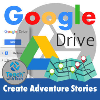Preview of Google Slides Create Adventure Stories