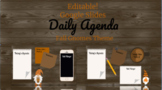 Google Slides- DAILY AGENDA - Fall Gnomes Theme