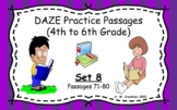 Google Slides DAZE Practice Passages Set 8 #71-80 DIBELS (
