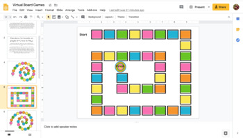 Online Board Game Template (Editable Google Slides)  Board game template,  Digital learning classroom, Teaching technology