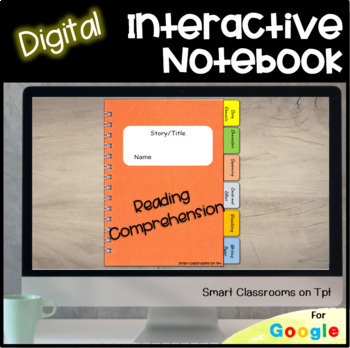 Preview of Google Slides Digital Interactive Notebook Template For Grades 3-12 