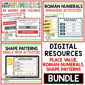 Preview of Place Value End Of The Year Activities Math Review 2nd 3rd Grade