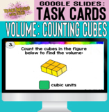 Google Slides Digital Task Cards: Calculate Volume by Coun