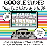 Google Slides Digital Word Wall 