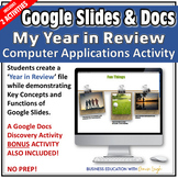 Google Slides Docs Formatting Lessons End of Year - Comput