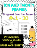 Google Slides: Drag and Drop 10 and 20 Frame Counting