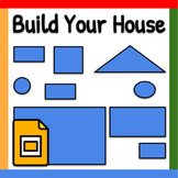 Google Slides ™︱Drag and Drop Build a House Geometric Shapes Game