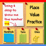 Google Slides ™︱Drag and Drop Math Game Base 10 Blocks Pla