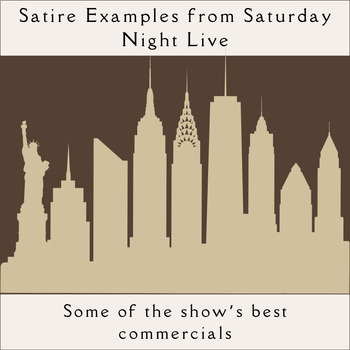 Preview of Google Slides & Easel: Satire in Saturday Night Live
