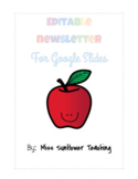 Google Slides Editable Newsletter