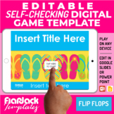Google Slides Game Template | Digital Editable Self-Checki