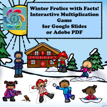Preview of Interactive Multiplication Game-Google Slides-Winter Frolics distance learning