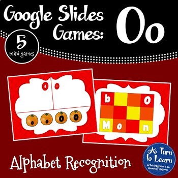 Google Slides - Games for the Letter O (5 mini games) (Distance