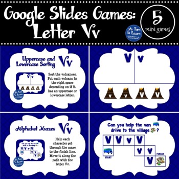 Google Slides - Games for the Letter O (5 mini games) (Distance