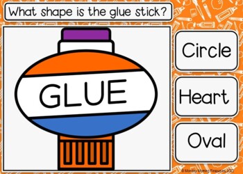 Google Slides Geometry Back to School 2D Shape Glue Sticks - Digital  Resource