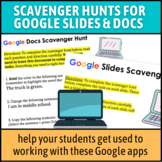 Google Slides & Google Docs Scavenger Hunt Bundle