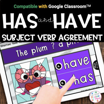 Preview of Google Slides™ | HAS and HAVE verbs