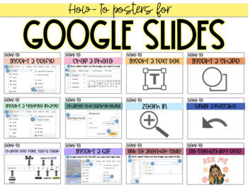 Preview of Google Slides "How-To" Posters 