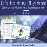 Google Slides, Interactive PDF, and Worksheets: Raining 6/