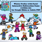 Interactive Subtraction Game-Winter Frolics with Facts dis