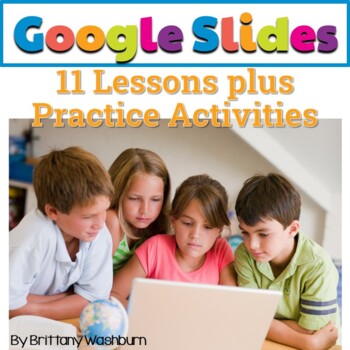 Preview of Google Slides Lessons ➡️ 11 Lesson Unit with videos and templates (asynchronous)