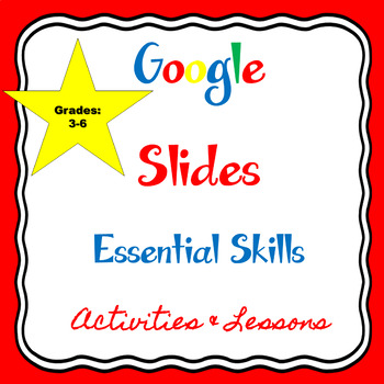 Preview of Google Slides Lessons & Activities - Essential Skills - Digital Lessons