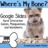 Google Slides, Manipulatives, and Worksheets: Dog Bone Rhy