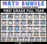 Google Slides™ Math First Grade Full Year Bundle