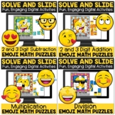 Digital Math Puzzles Bundle | Google Classroom™ Math Puzzl
