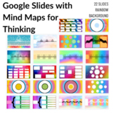 Google Slides Mind Map Templates Rainbow Background 22 Slides