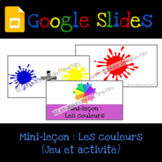 Google Slides : Mini-leçon - Les couleurs