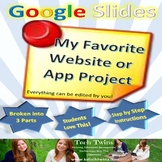 Google Slides - My Favorite Website or App Project