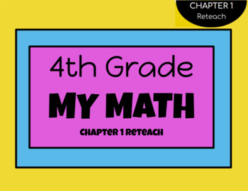 Google Slides My Math (4th Grade) Chapter 1 Reteach by Jennifer Johnson