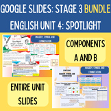 Google Slides NSW Stage 3 English Unit 4: Spotlight | Comp