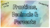 Google Slides: Ordering Fractions, Decimals & Percents