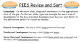 Google Slides PIES Sort (Areas of Development for ECE/Chil