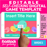 Google Slides PPT Game Template | Digital Editable Self-Ch