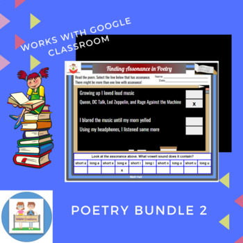 Preview of Google Slides- Poetry Bundle 2