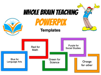 Preview of Google Slides Power Pix Templates 