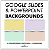 Google Slides & PowerPoint Backgrounds - Colorful Notebook Paper