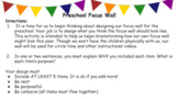 Google Slides Preschool Circle Time Wall Design (ECE Assignment)