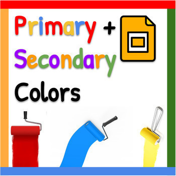 Preview of Google Slides ™︱Primary & Secondary Colors and Symmetry Presentation and Craft