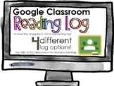 Google Slides Reading Log DISTANCE LEARNING