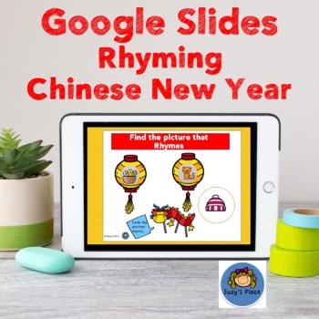 Preview of   Lunar New Year Google Slides Rhyming 