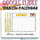 Google Slides SPANISH Calendar | Yearly Digital Calendar