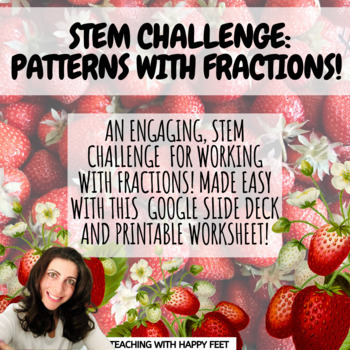 Preview of Google Slides: STEM Gardening Challenge- Extending Patterns with Fractions