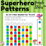 Google Slides™ SUPERHERO Interactive PreK Digital Math/Lit