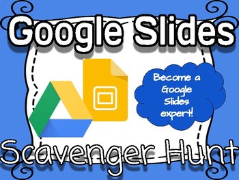 Preview of Google Slides Scavenger Hunt *VIDEO TUTORIALS INCLUDED*